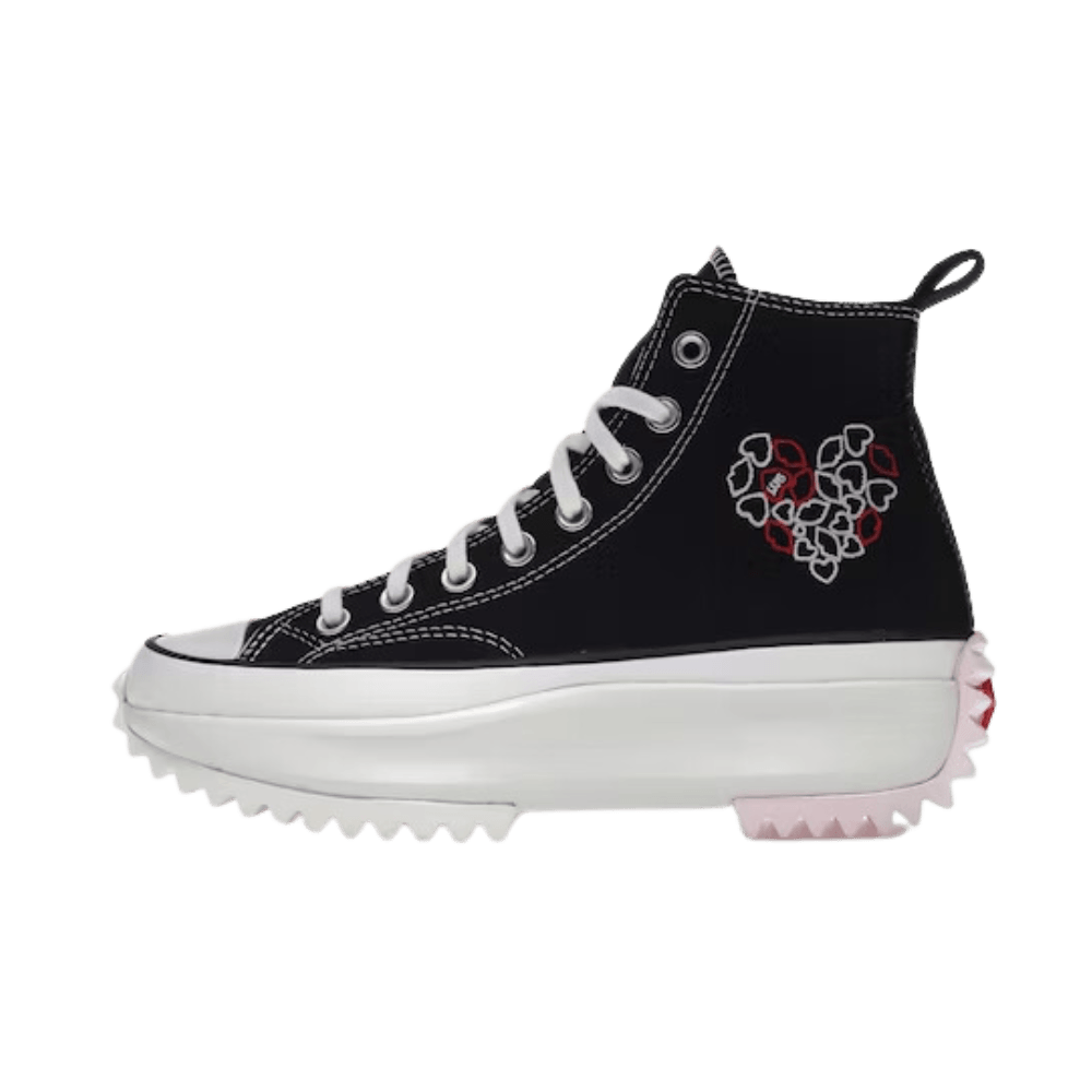 Run Star Hike Platform Embroidered Hearts A01598C