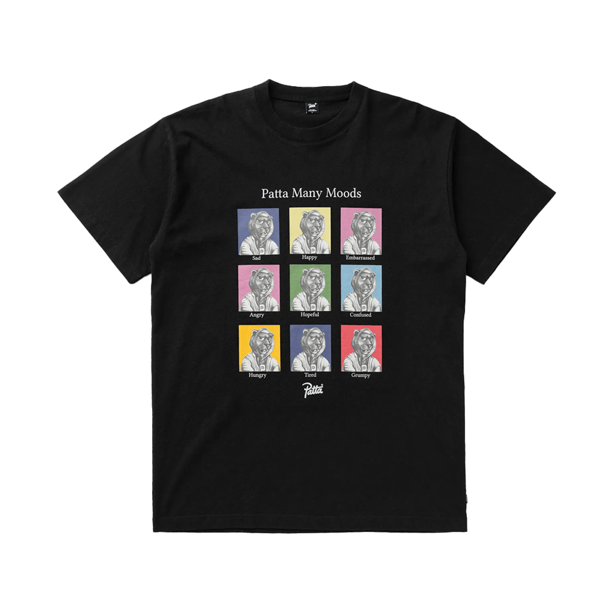 Patta T-Shirt 'Many Moods Black' POC-AW25-1000-290-0075-001