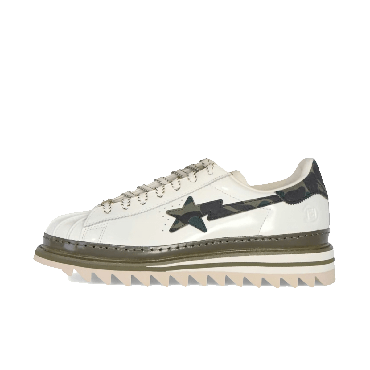 CLOT x BAPE x adidas Superstar 'Off White' KJ1473