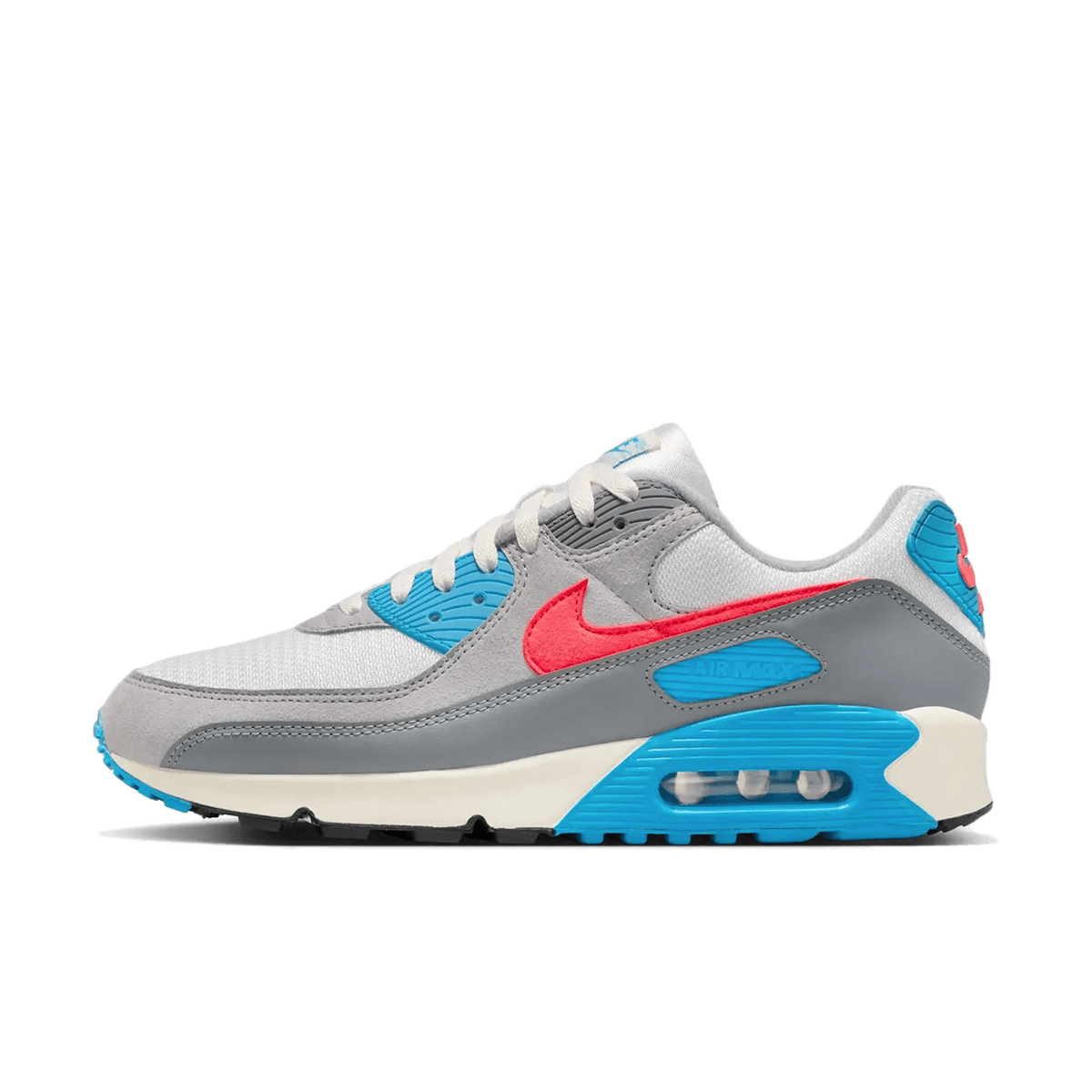 Nike Air Max 90 'Cool Grey & Infrared 23' - Wave Pack IU7543-065