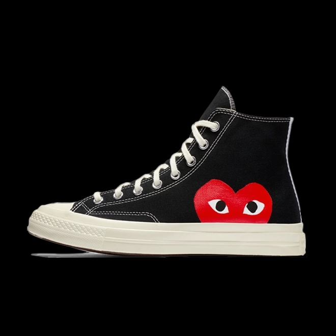 Converse Comme des Garçons PLAY x Chuck 70 High 'Black' A08791C