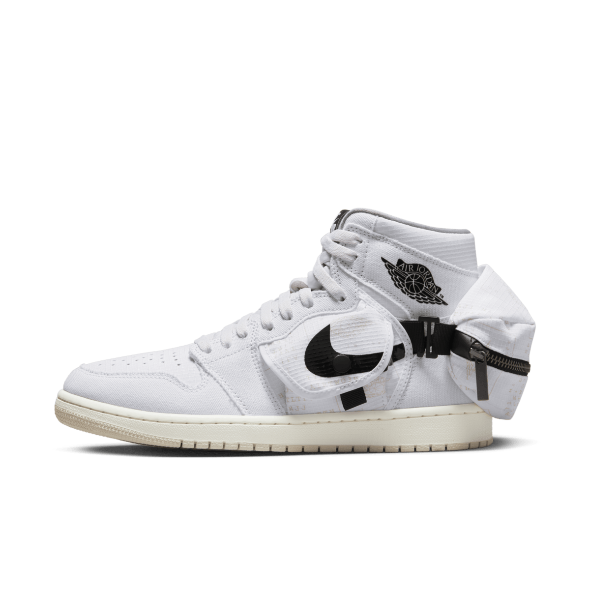 Air Jordan 1 High Stash 'White Nylon' DO8727-100