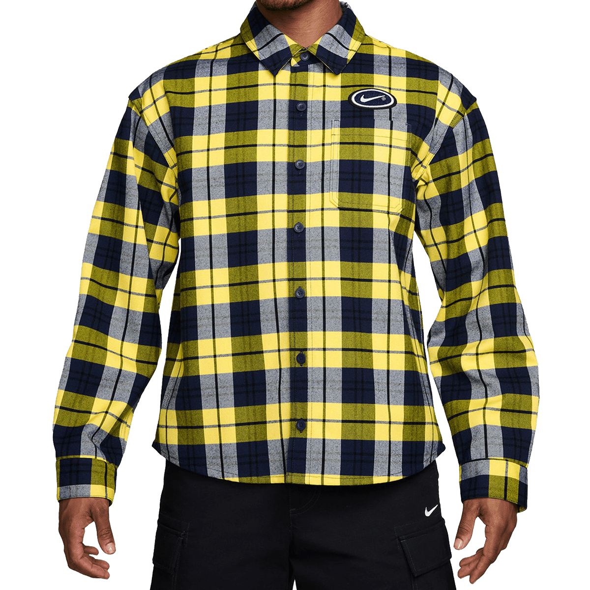 Eric Koston x Nike SB Flannel Longsleeve 'Midnight Navy' HV0256-410