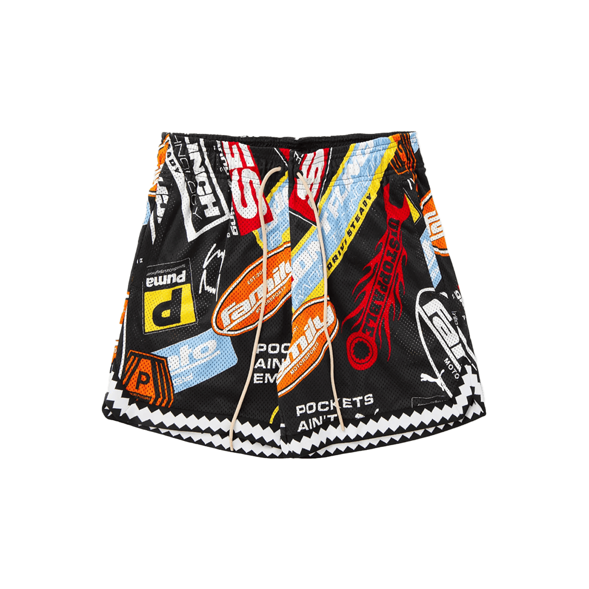Fast & Furious x PUMA Reversible Mesh Short 6" 'Multicolor' 637902-01