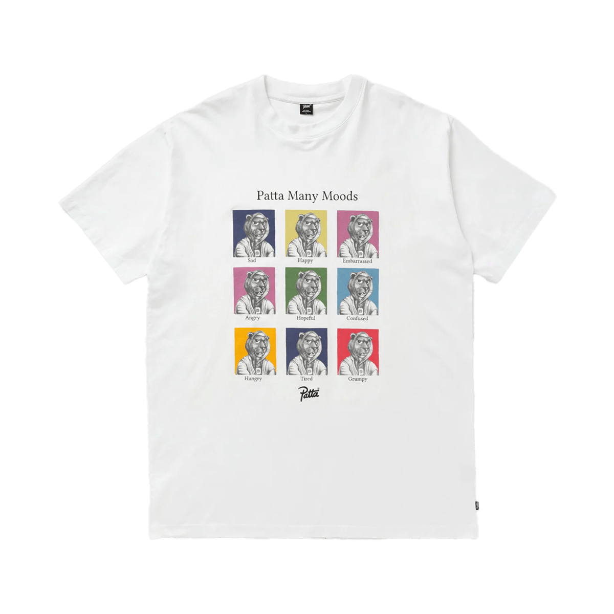 Patta T-Shirt 'Many Moods White' POC-AW25-1000-290-0075-002