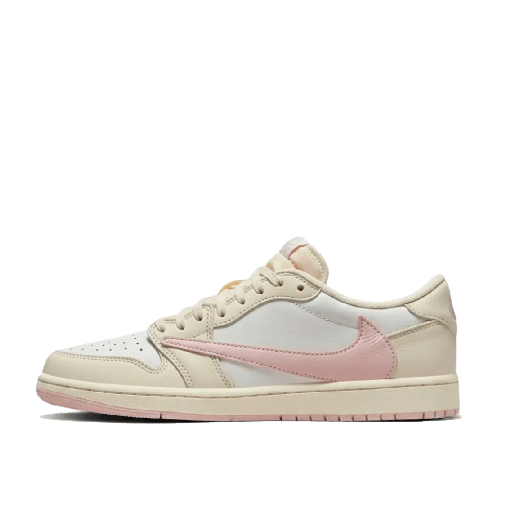 Travis Scott x Air Jordan 1 Low OG 'Sail & Shy Pink' - Pink Pack