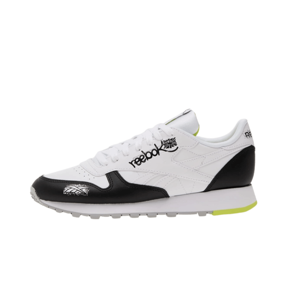 Reebok Classic Leather Core Black/ Ftw White/ Acid Yellow 100075004