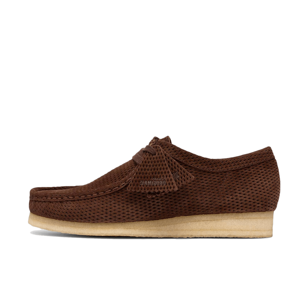 Clarks Wallabee Perforated Suede 'Dark Brown' 26185565