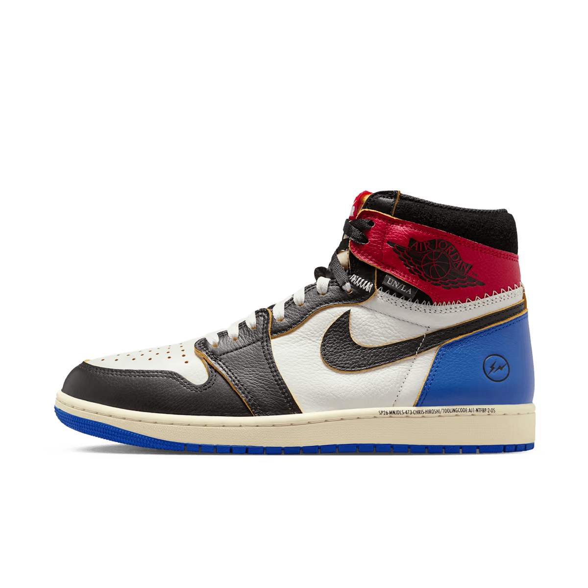 Union LA x Fragment Design x Air Jordan 1 High OG 'Varsity Red & Sport Royal'
