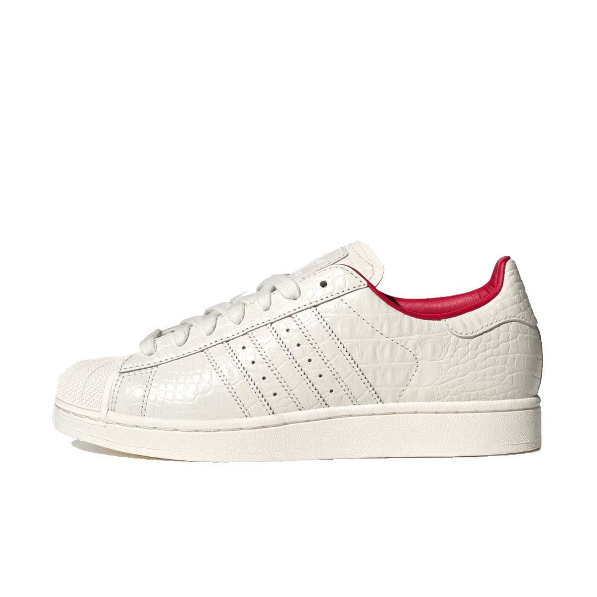 adidas Superstar II 'Core White & Better Scarlet'