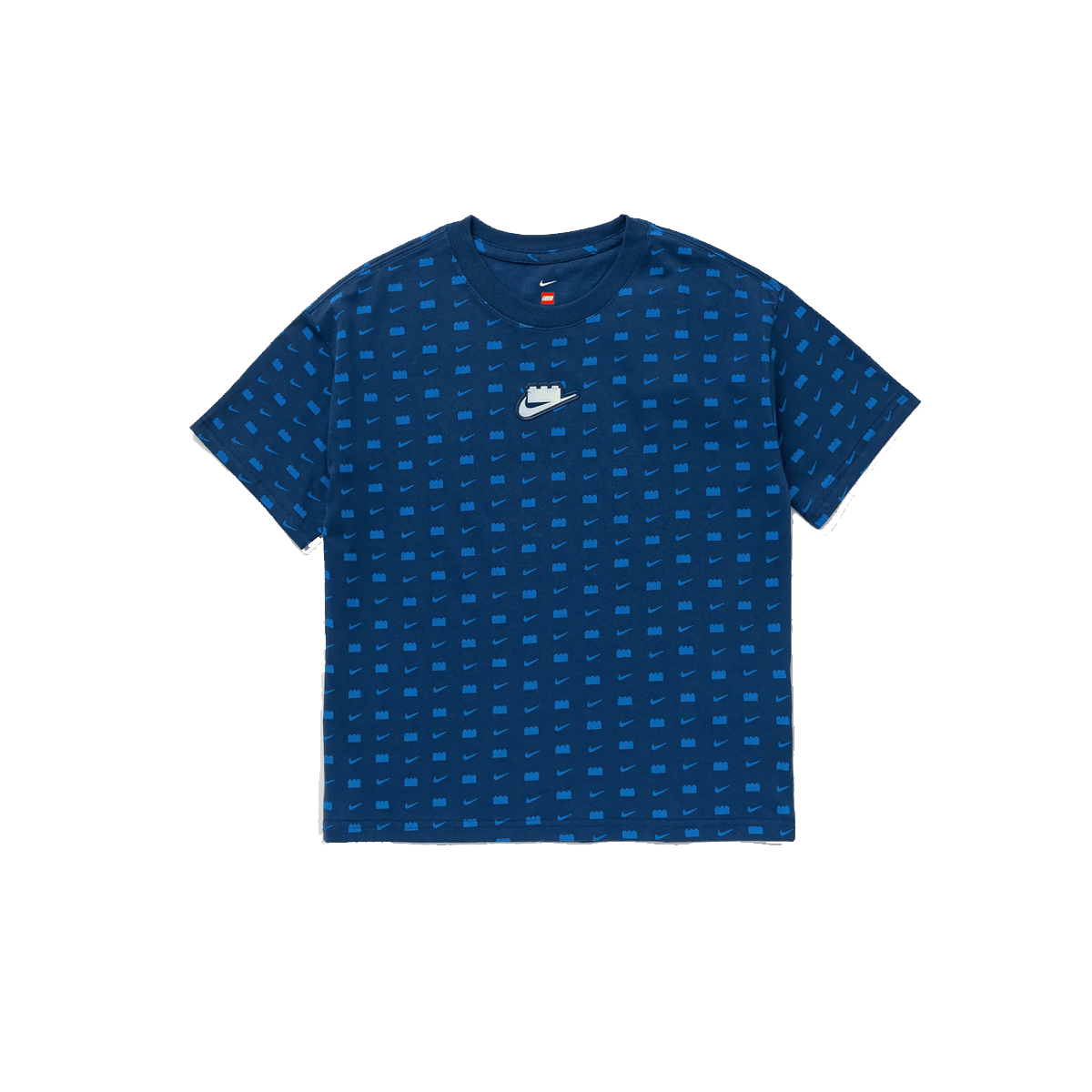 LEGO® x Nike Logo Tee GS 'Blue' IB4463-416