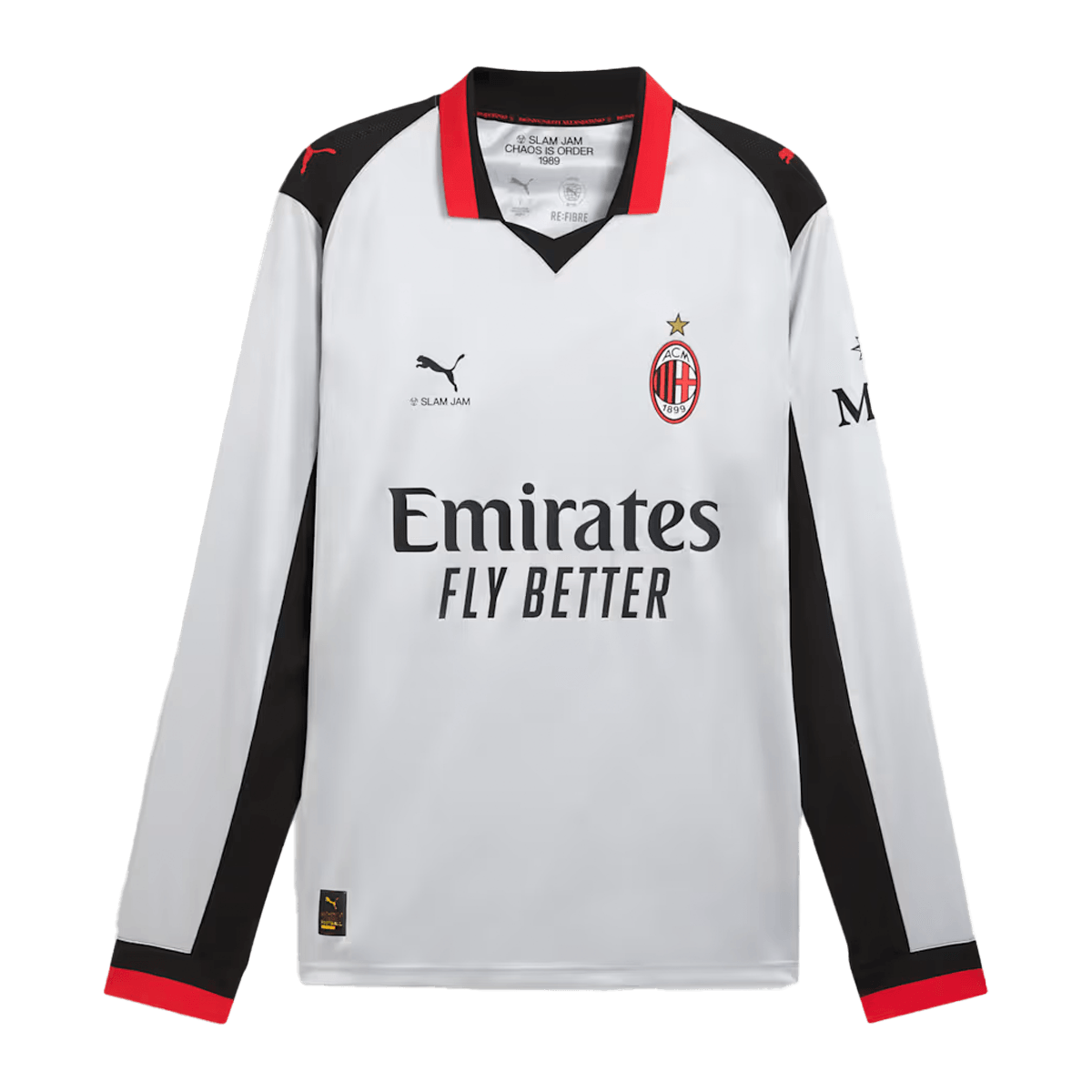 AC Milan x Slam Jam x PUMA Long Sleeve Jersey 'Silver Mist'