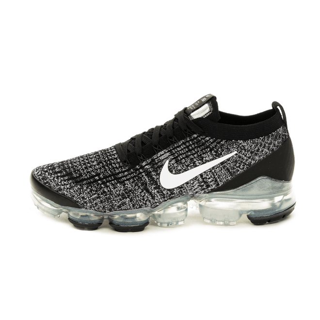 Nike Air Vapormax Flyknit 3 (Black / White - Metallic Silver) AJ6900 002
