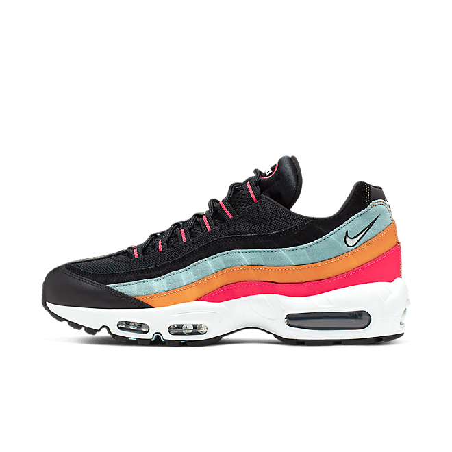 Nike Air Max 95 Essential Black/ White-Ocean Cube-Kumquat AT9865-002