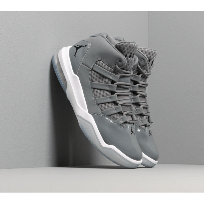 Jordan Max Aura Cool Grey/ Black-White-Clear AQ9084-010