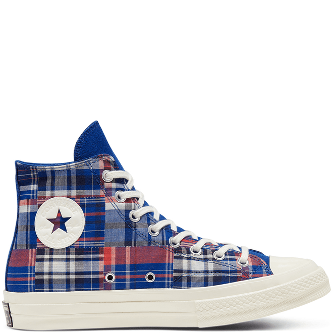 CHUCK 70 HI RUSH BLUE/UNIVERSITY RED 166849C