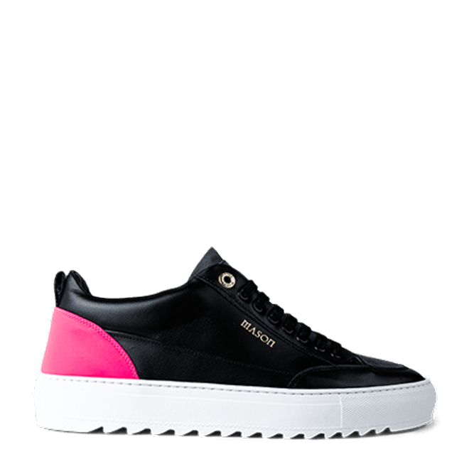 Mason Garments Tia Leather/Suede/Reflective Black/Asfalto/Fluo Pink FW20-24A