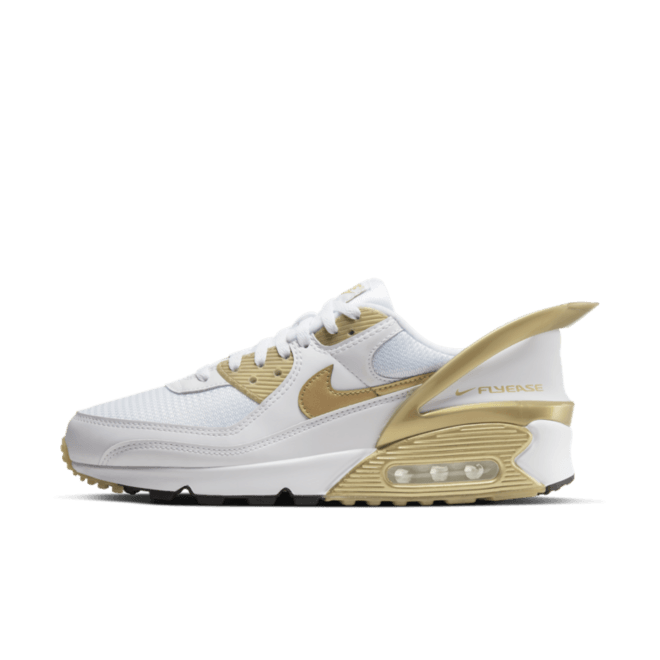 Nike Air Max 90 FlyEase 'Metallic Gold' CU0814-100