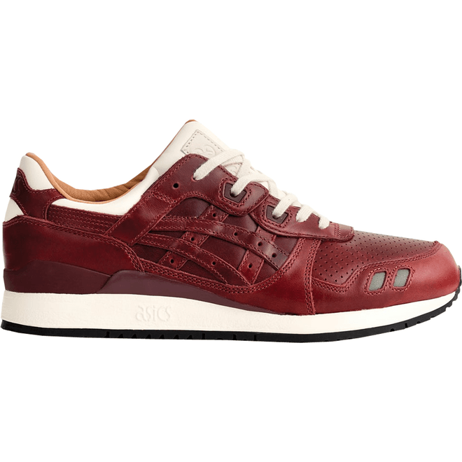 ASICS Gel-Lyte III Packer Shoes x J. Crew Oxblood Leather H7F5K 2626