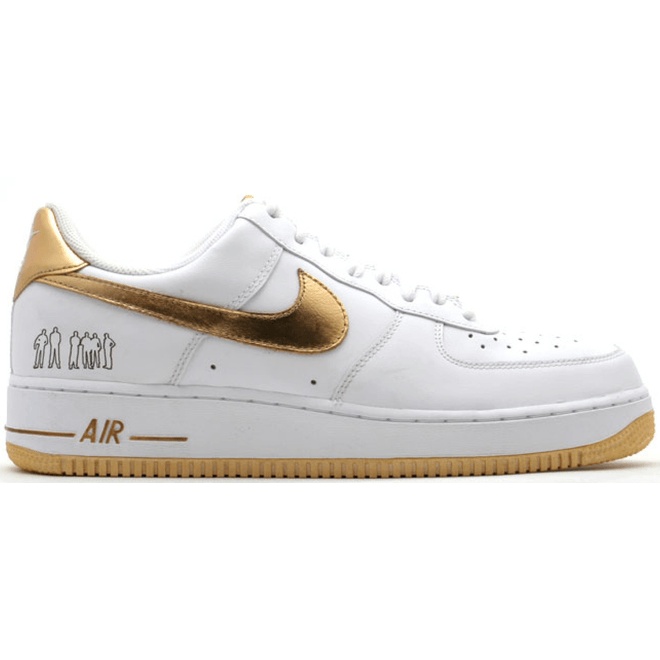 Nike Air Force 1 Low Players White Metallic Gold 315092-171