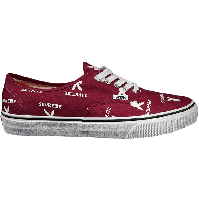 Vans Authentic Supreme x Playboy Burgundy VN-0Q0DD7P