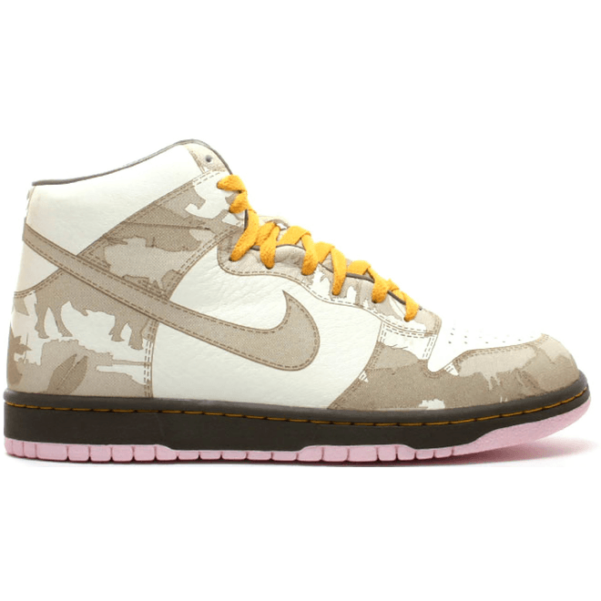 Nike Dunk High 1 Piece White Khaki Pink Ice 311612-121