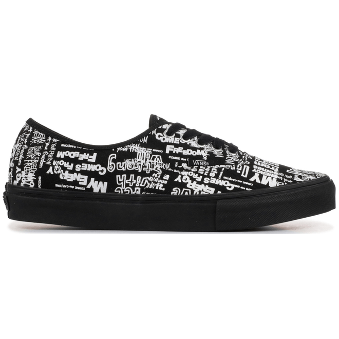 Vans Authentic Comme des Garcons Black Message VN0A33TASO7