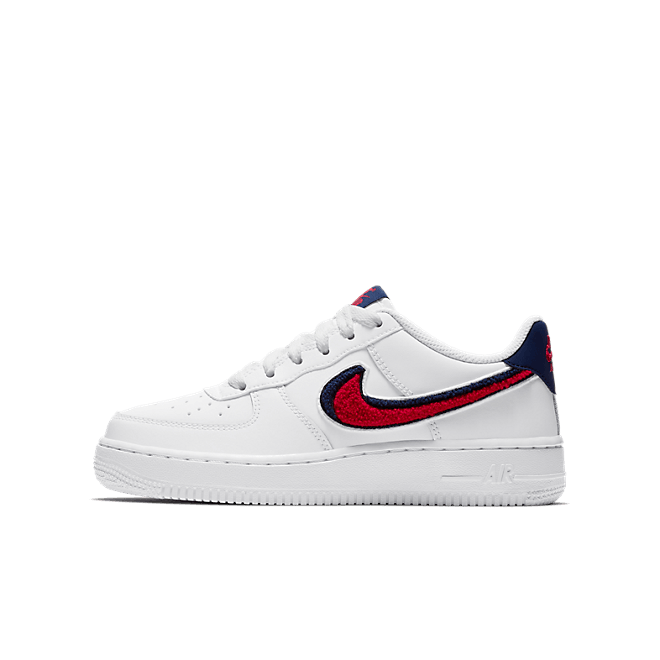 Nike Air Force 1 Low 3D Chenille Swoosh USA (GS) AO3620-101
