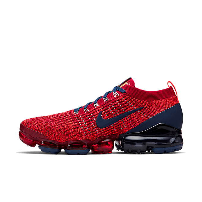 Nike Air VaporMax Flyknit 3 Noble Red Blue Void AJ6900-600