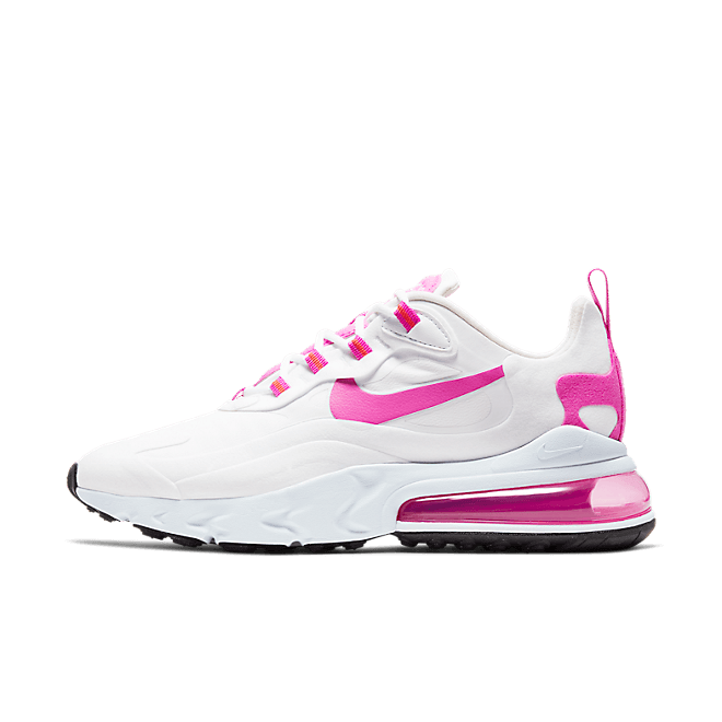 Nike Air Max 270 React White Fire Pink (W) CJ0619-100