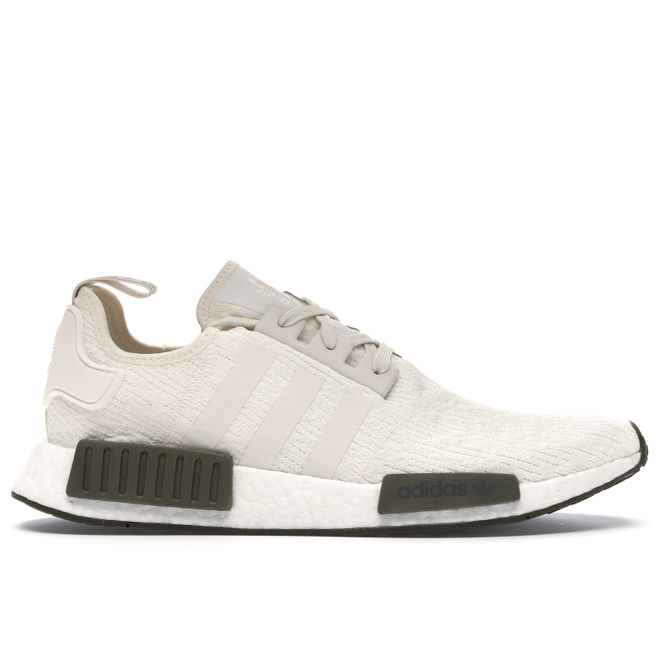 adidas NMD R1 Chalk White Trace Olive CQ0758