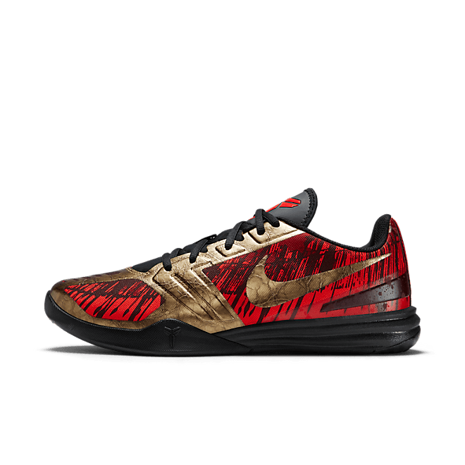 Nike KB Mentality Black Metallic Gold Chilling Red 704942-008