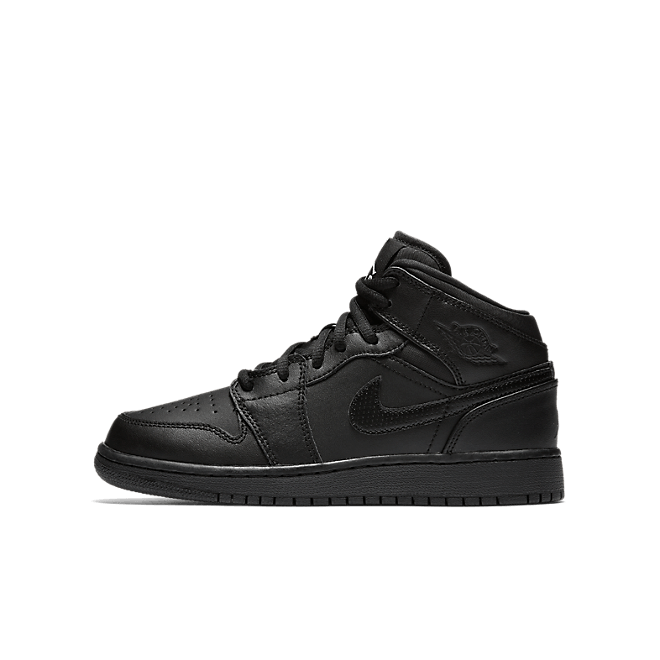 Jordan 1 Retro Mid Black 2016 (GS) 554725-044