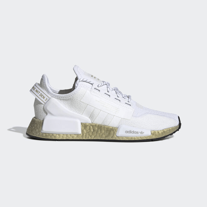 adidas NMD V2 Cloud White Gold Metallic (W) FW5450
