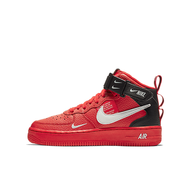 Nike Air Force 1 Mid Utility University Red (GS) AV3803-600