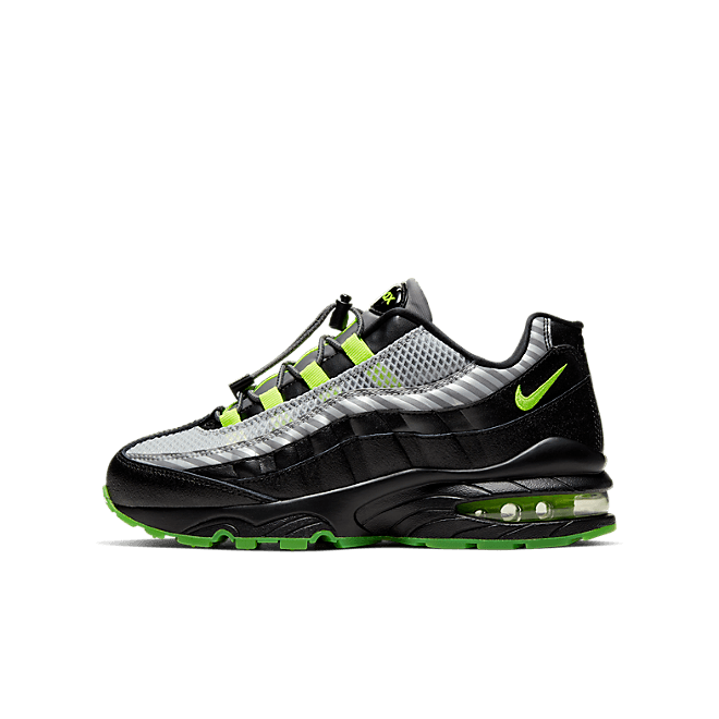 Nike Air Max 95 Black Gunsmoke Volt (GS) BQ4747-001