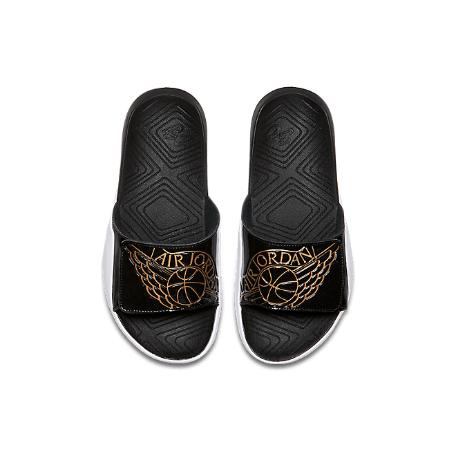 Jordan Hydro 7 Black Metallic Gold White (GS) AA2516-021