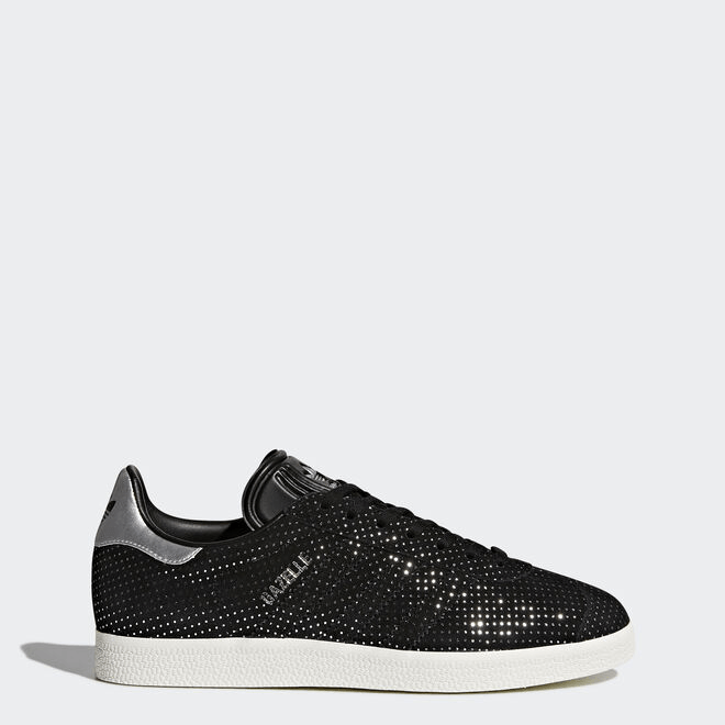 adidas Gazelle Core Black Silver Metallic (W) BY9363