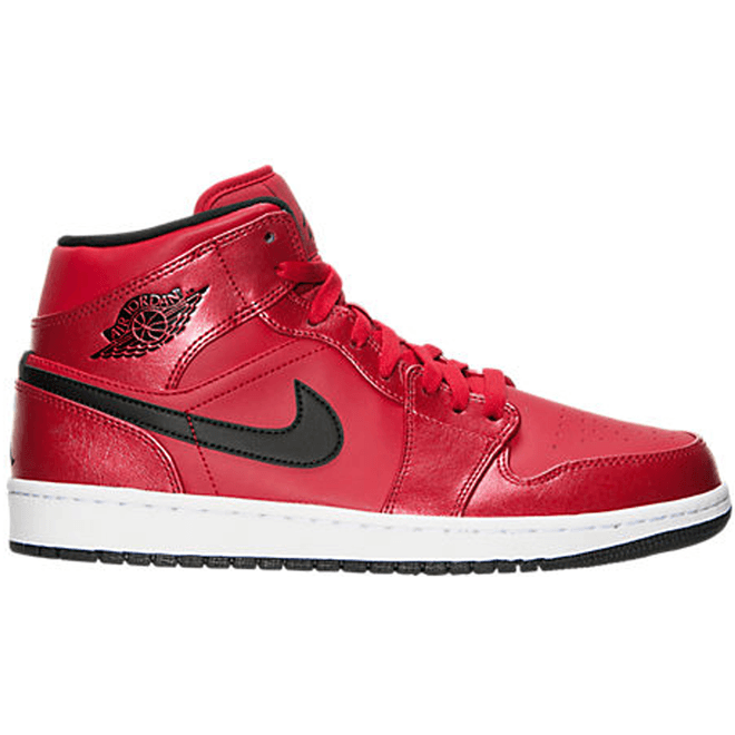 Jordan 1 Mid Gym Red Black Patent 554724-602