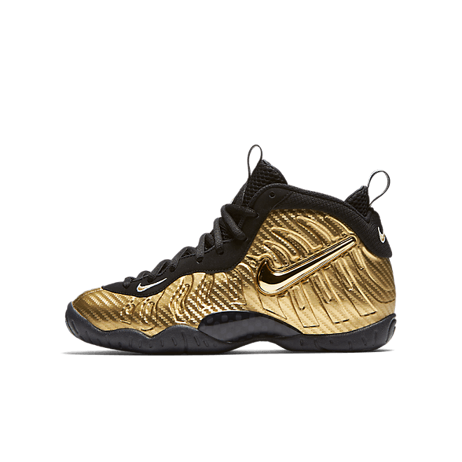Air Nike Foamposite Pro Metallic Gold (GS) 644792-701