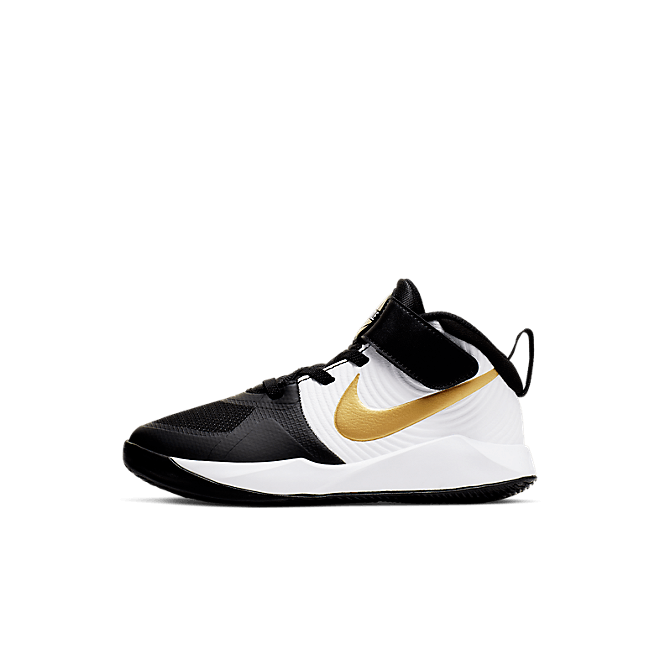 Nike Team Hustle D 9 Black Metallic Gold (PS) AQ4225-004