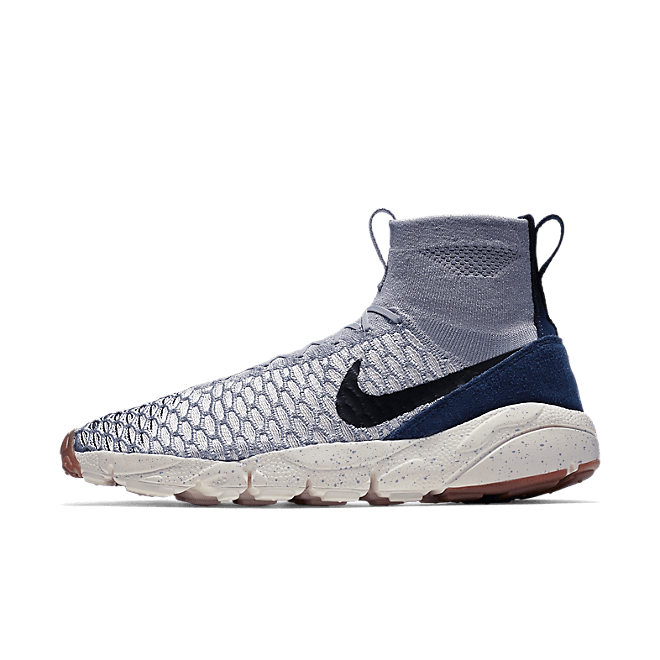 Nike Air Footscape Magista Flyknit Wolf Grey Dark Obsidian 816560-001