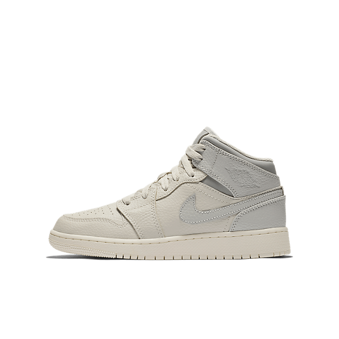 Jordan 1 Mid Light Bone Wolf Grey (GS) 554725-053