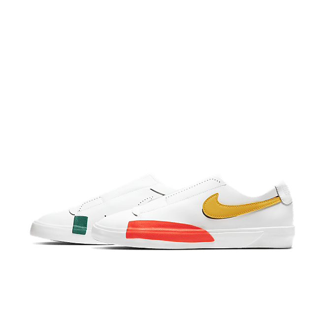 Nike Blazer Low Kickdown White Multi-Color (W) CJ1651-101