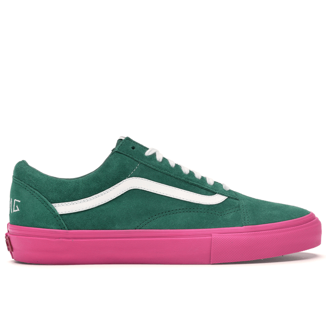Vans Old Skool Pro S Golf Wang Green Pink VN0QHMF5G