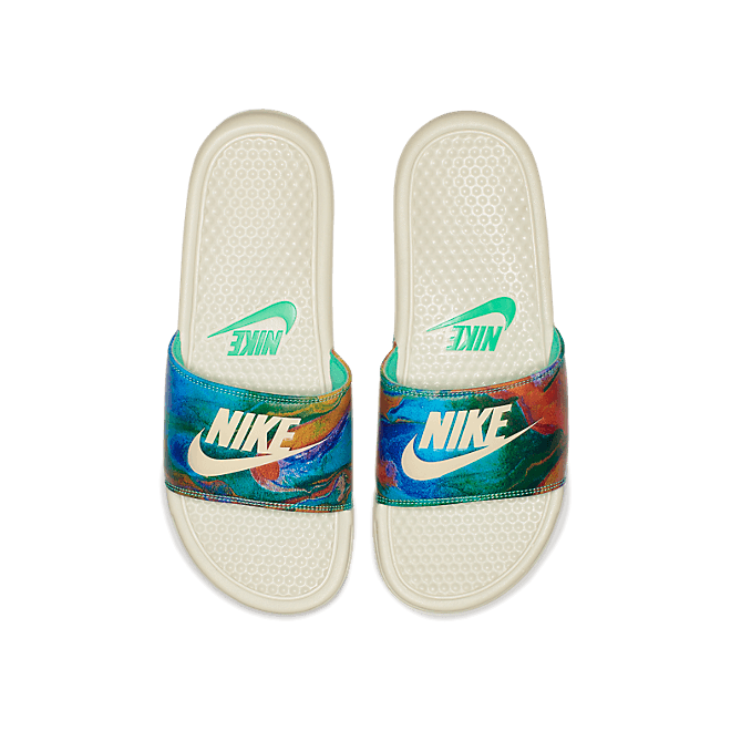 Nike Benassi JDI Print Sail Mineral 631261101 Sneakerjagers