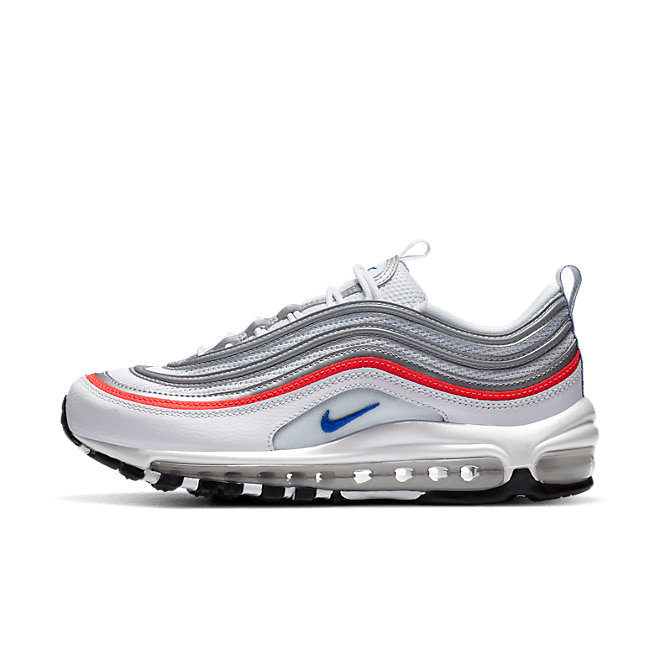 Nike Air Max 97 Metallic Silver Flash Crimson Racer Blue (W) CZ6087-101