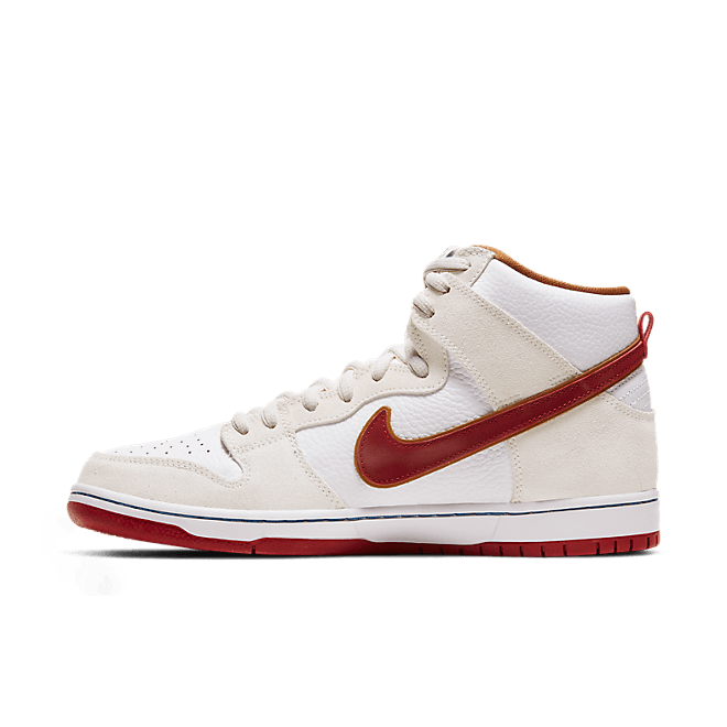 Nike SB Dunk High Sail Bright Crimson CV9499-100