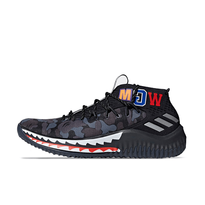 adidas Dame 4 X Bape 'A Bathing Ape Black' AP9975