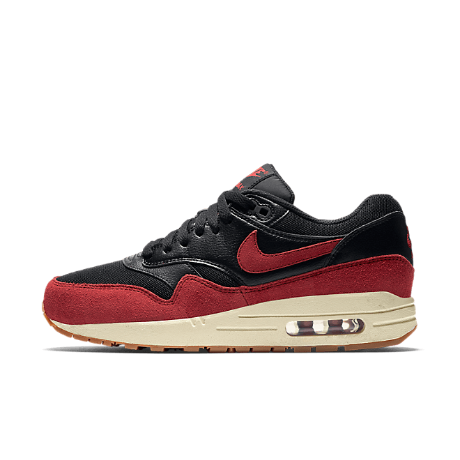 Nike Air Max 1 Black Red Sail (W) 599820-018